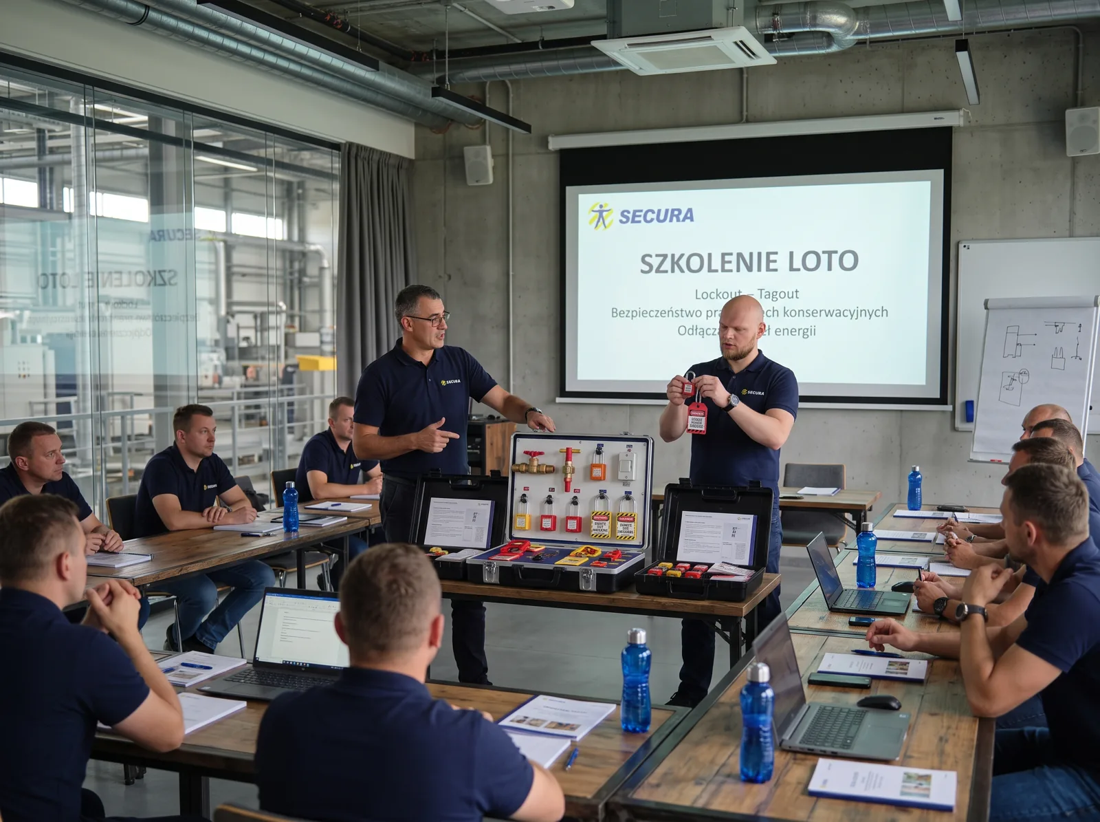 Szkolenie z systemu LOTO prowadzone przez SECURA